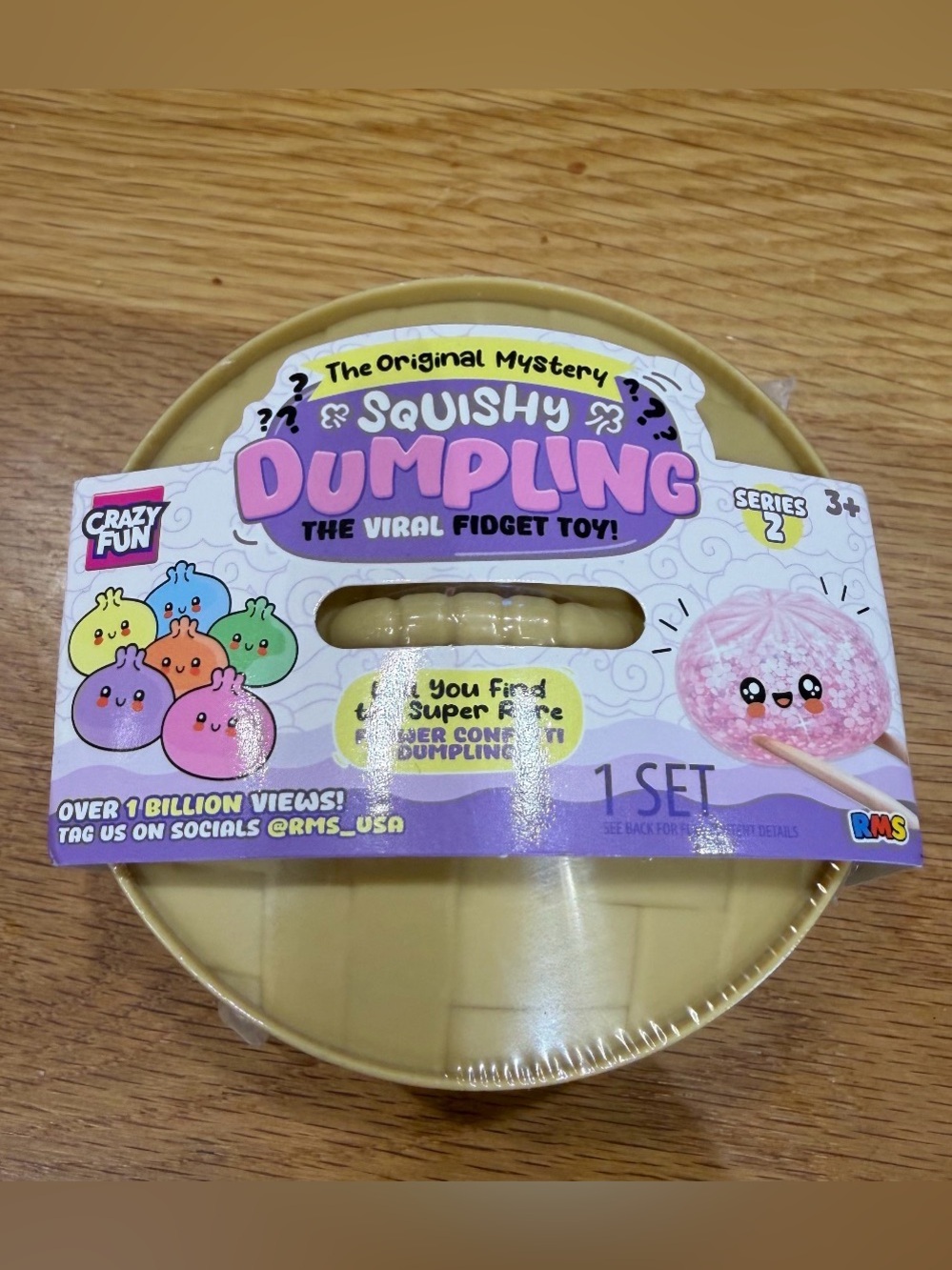 Crazy Fun RMS Squishy Dumpling Viral Fidget Toy From Target NIB